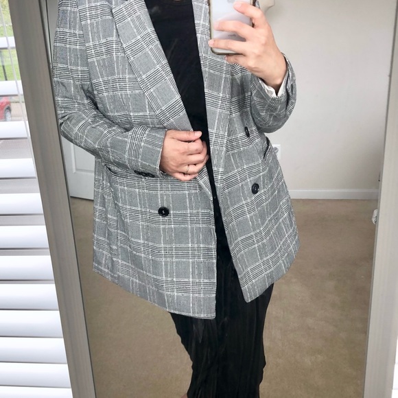 NWOT Plaid Blazer Jacket